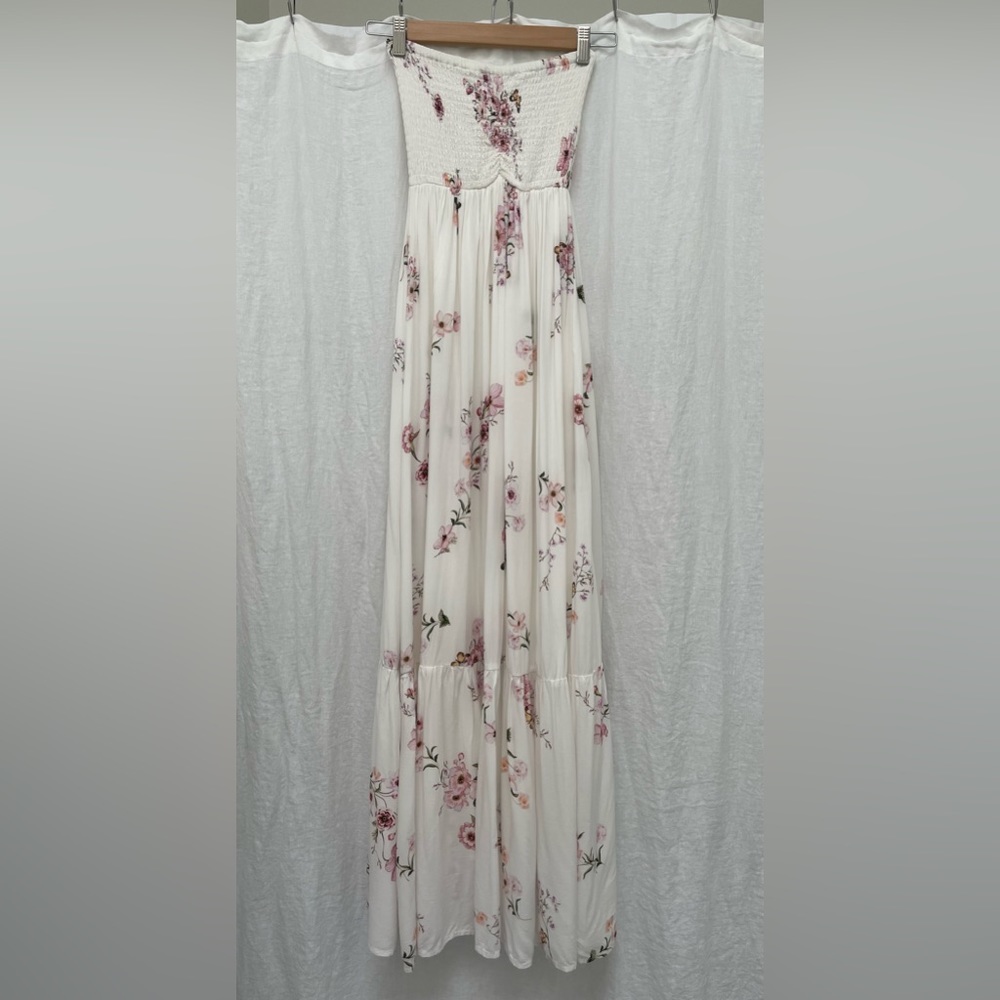 Plum Pretty Sugar Strapless Maxi Dress